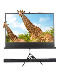 Pantalla de Proyector Portátil 84" OFERTA SUPER 4K HD 16:9