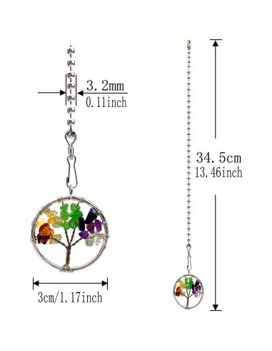 Cadenas de Extensión para Ventilador de Techo Hyamass - 2 Piezas