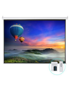 Pantalla de Proyector Motorizada Imseigo 100" 4:3 Control Remoto