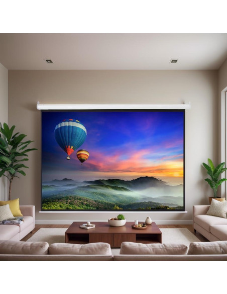 Pantalla de Proyector Motorizada Imseigo 100" 4:3 Control Remoto