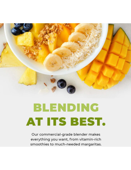 Licuadora Cleanblend 1800W 3HP 64oz Profesional Libre BPA