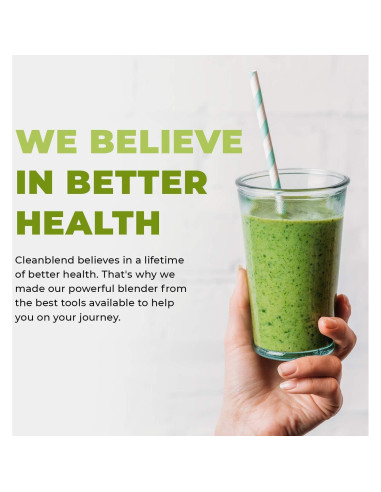 Licuadora Cleanblend 1800W 3HP 64oz Profesional Libre BPA