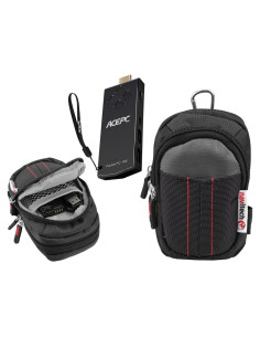 Funda de bolsa para mini PC Navitech Black resistente al agua