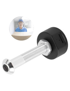 Cámara de Mirilla Pomya 1080P HD Infrarroja Plata