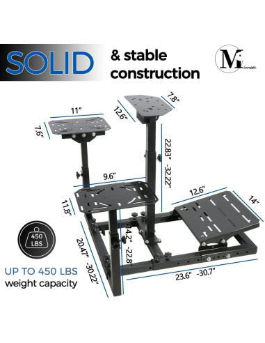 Soporte de Simulador de Vuelo Minneer 43H Ajustable 181kg