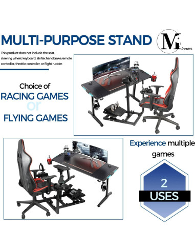 Soporte de Simulador de Vuelo Minneer 43H Ajustable 181kg