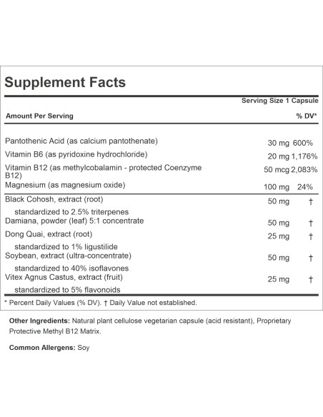 Cápsulas Andrew Lessman Positive Passage 60 Unidades - Soporte Menopausia