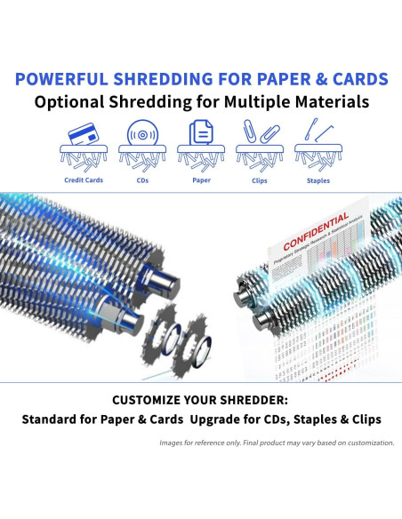 Trituradora Bonsaii Personalizable 10.4 kg, 18 Hojas, 60 Min Continuo