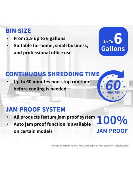 Trituradora Bonsaii Personalizable 10.4 kg, 18 Hojas, 60 Min Continuo