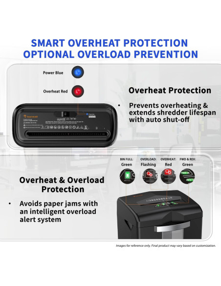 Trituradora Bonsaii Personalizable 10.4 kg, 18 Hojas, 60 Min Continuo