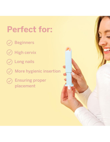 Aplicador de Disco Menstrual Pixie - TPE Antibacteriano - Reutilizable