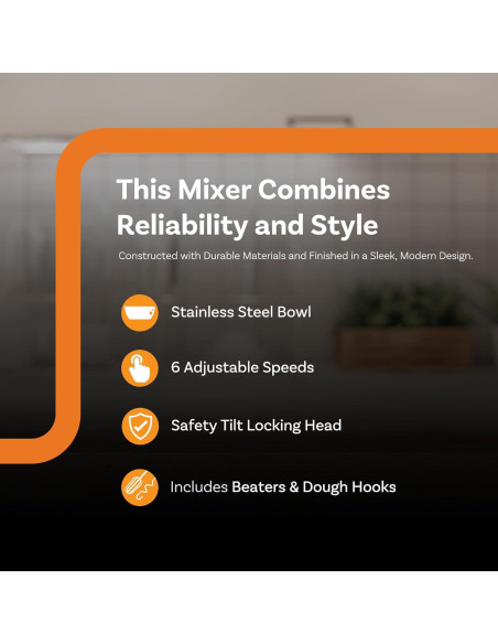 Batidora de Cabeza Inclinada Complete Cuisine 3.5L Negra