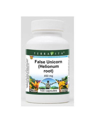 Cápsulas de Unicornio Falso TerraVita 450 mg - 100 Unidades