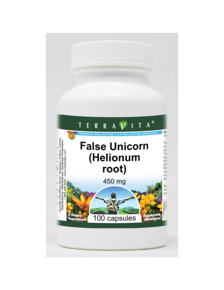 Cápsulas de Unicornio Falso TerraVita 450 mg - 100 Unidades