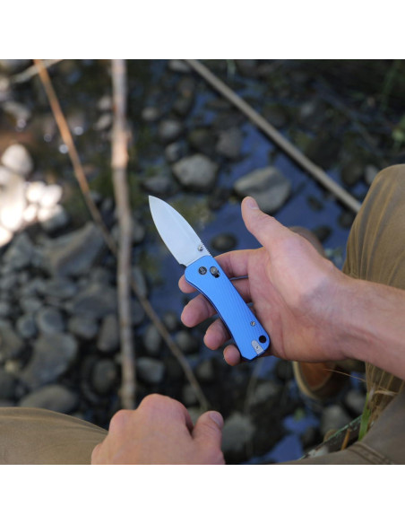 Cuchillo de bolsillo WeKnife Banter 2 azul EDC 73mm acero S35VN