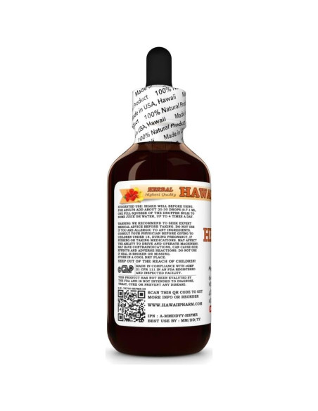 Tintura de He Shou Wu 59 ml - Hawaii Pharm, 100% Natural