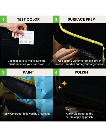 Pintura de Retoque Aerosol TouchUpDirect 13.5 oz Negro Metálico