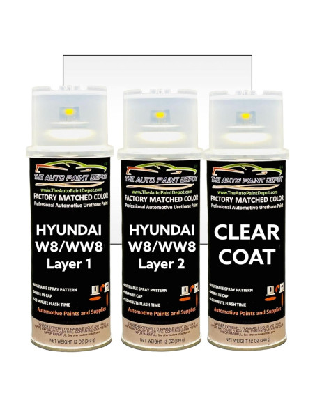 Pintura de Retoque Hyundai WW8 - Auto Paint Depot 18 Oz