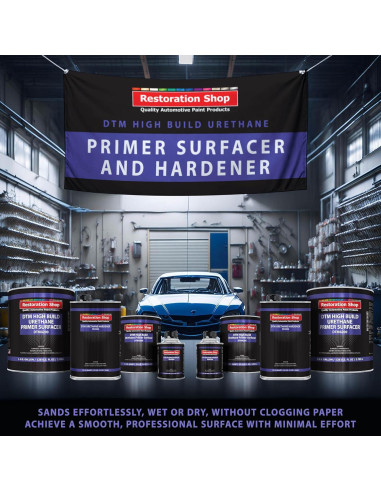 Kit de Pintura Automotriz 2K Restoration Shop 4:1 1.25 Galones