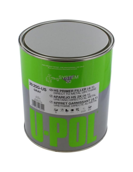 Kit de Imprimación U-POL 2253 de Uretano 1 Galón con Endurecedor