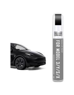 Pintura de Retoque VINBYEE para Tesla Model 3 Y X S - Negro Sólido 12ml