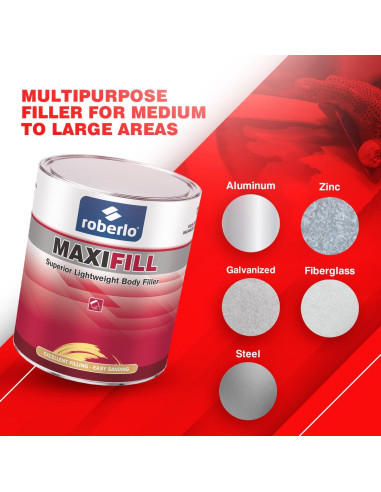 Roberlo Maxifill Relleno de Carrocería 3L + Endurecedor