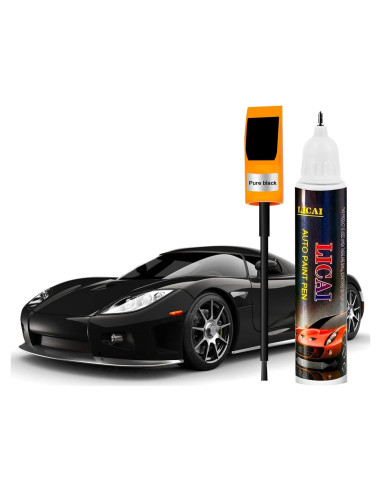 Bolígrafo de Pintura de Retoque SNSIR 0.4 Oz Negro Brillante