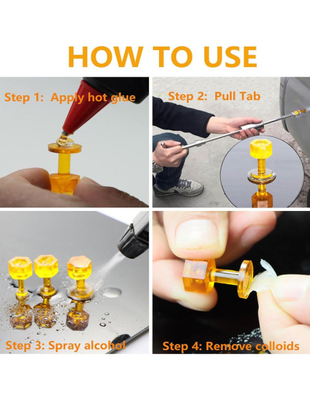 Kit de Pestañas de Tirar de Abolladuras Hyamass 30 Pcs