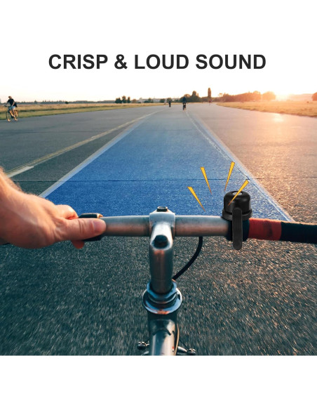 Campana de Bicicleta Josojoou 120db Montaje en Manillar