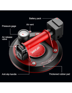 Ventosa eléctrica de vidrio SENCAN 20.32 cm 2 piezas 2