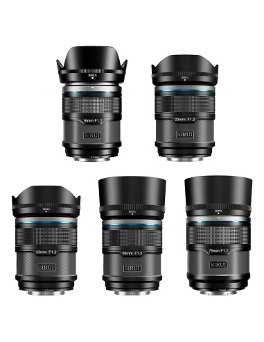 Conjunto de Lentes Autofocus SIRUI Sniper 16-75mm F1.2 APS-C