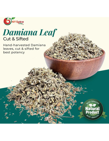 Hojas de Damiana NY Spice Shop 113.4g - 100% Naturales