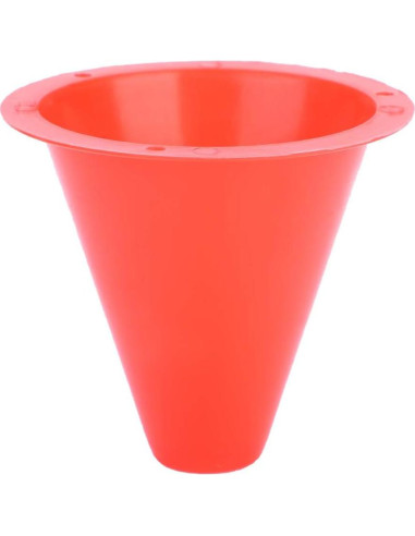 10 Conos de Entrenamiento de Fútbol Rojo - Marcadores de Seguridad