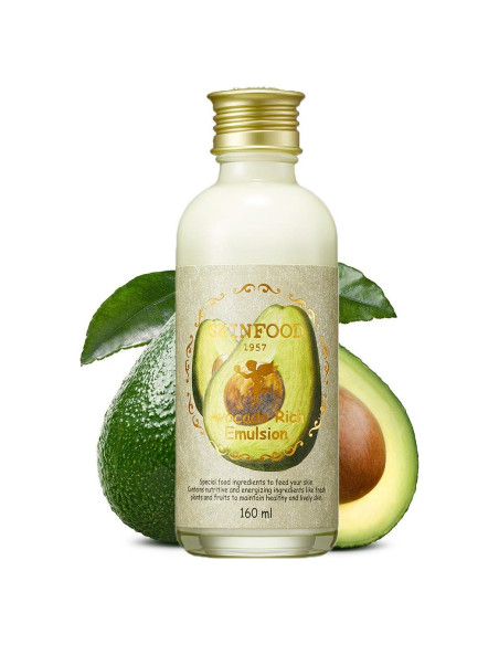 Emulsión Facial Hidratante SKINFOOD 160ml con Aguacate