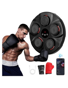 Máquina de Boxeo Musical Montada en Pared FAHKNS Negra 2.56kg