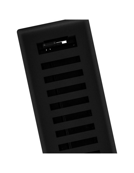 Registro de Piso Decorativo Imperial RG3437 5.72x30.48cm Hierro Negro