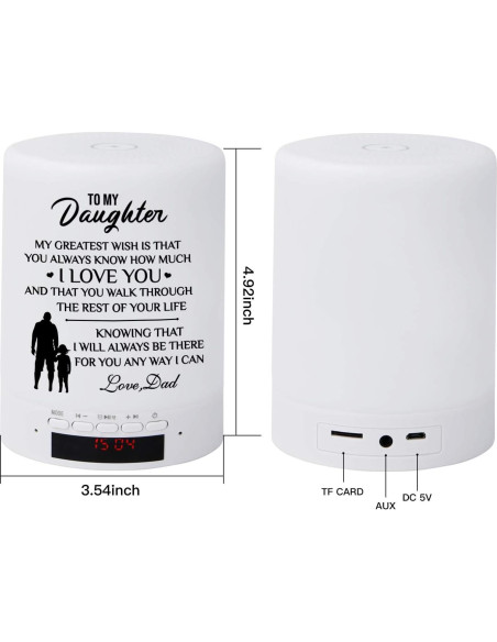 Lámpara de Mesa Táctil Kenon con Altavoz Bluetooth y Luz LED