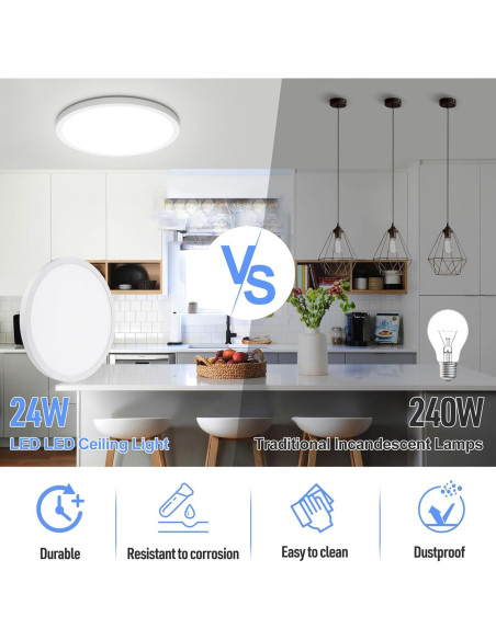 Luz de Techo LED Empotrada SunRider 24W 5000K 2400LM 30cm