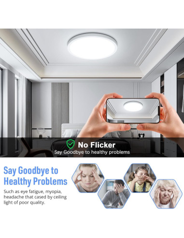 Luz de Techo LED Empotrada SunRider 24W 5000K 2400LM 30cm