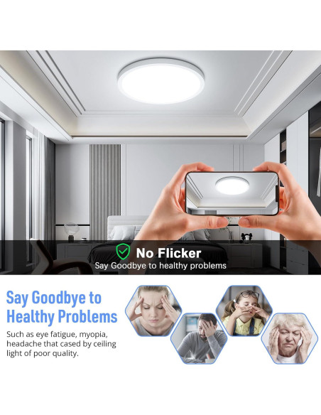 Luz de Techo LED Empotrada SunRider 24W 5000K 2400LM 30cm