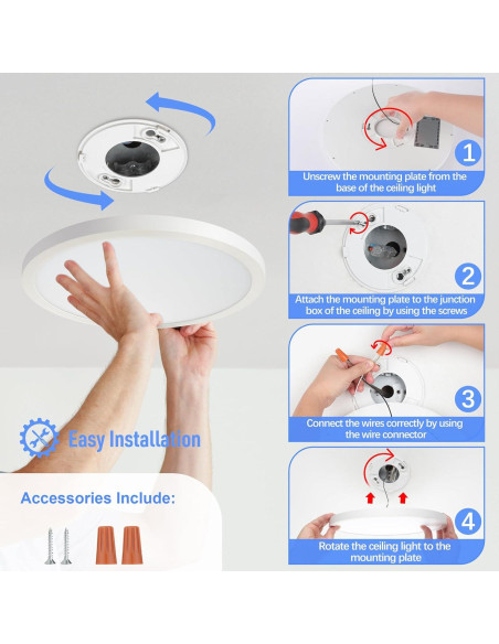 Luz de Techo LED Empotrada SunRider 24W 5000K 2400LM 30cm