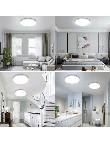 Luz de Techo LED Empotrada SunRider 24W 5000K 2400LM 30cm