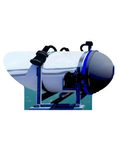 Cartón Cortado Submarino Titanic 193x119 cm Wet Paint