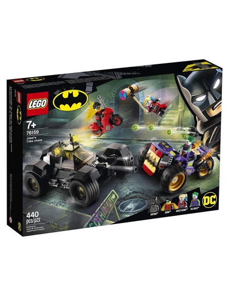 LEGO DC Batman Triciclo de Joker 76159 con Batmobile 440 Piezas