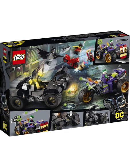 LEGO DC Batman Triciclo de Joker 76159 con Batmobile 440 Piezas