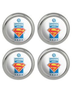 Botones de Metal Superman 2025 - Set de 4 - 16mm