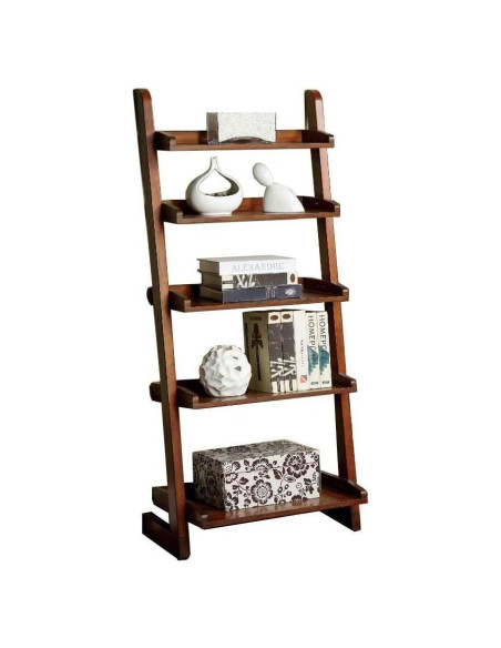 Estante en Escalera Lugo Mueble de América 5 Niveles Roble