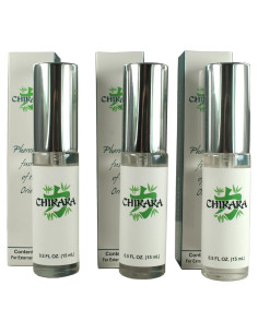 Colonia de Feromonas Chikara para Hombres - 3 x 15 ML