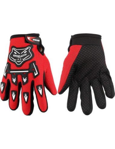 Guantes de Motocross para Niños MRS RED - 18 cm - Poliester