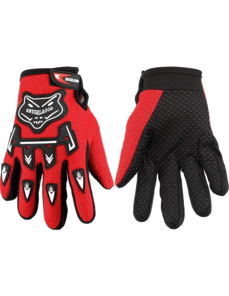 Guantes de Motocross para Niños MRS RED - 18 cm - Poliester